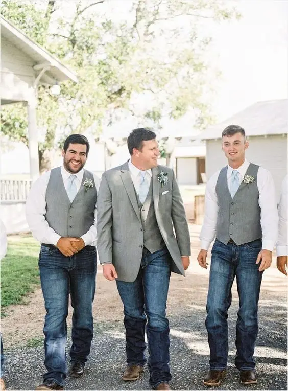 

Men Suit Vest V Neck Light Grey Single Breasted Slim Fit For Casual Business Waistcoat For Groommen Wedding Suit Vests 2021