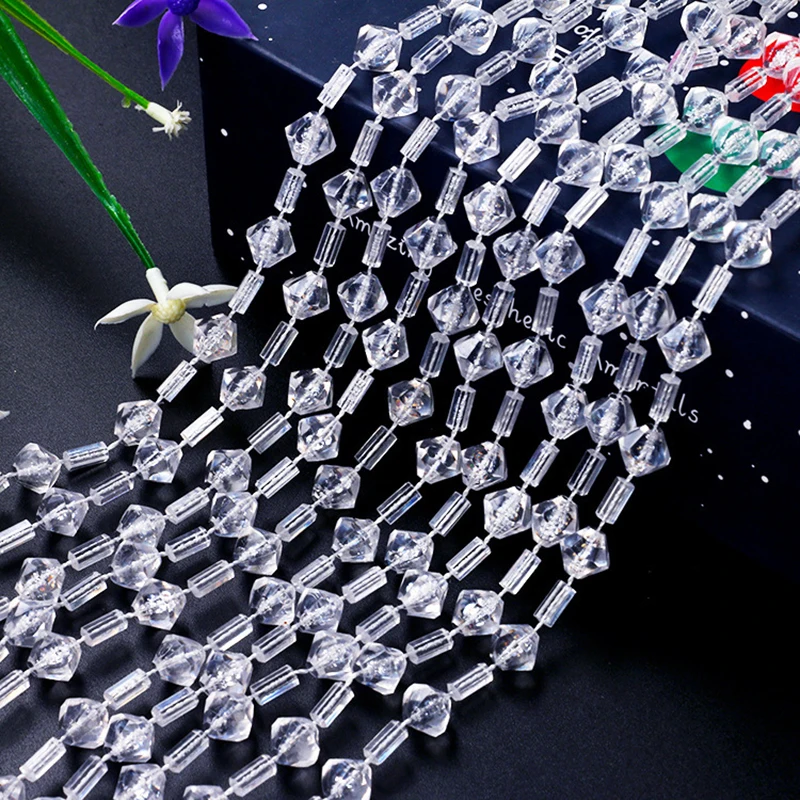 500g Acrylic Bead Curtain Wedding Party Decoration Stage Decoration Christmas Tree Bead Chain Chandelier Garland Crystal Curtain