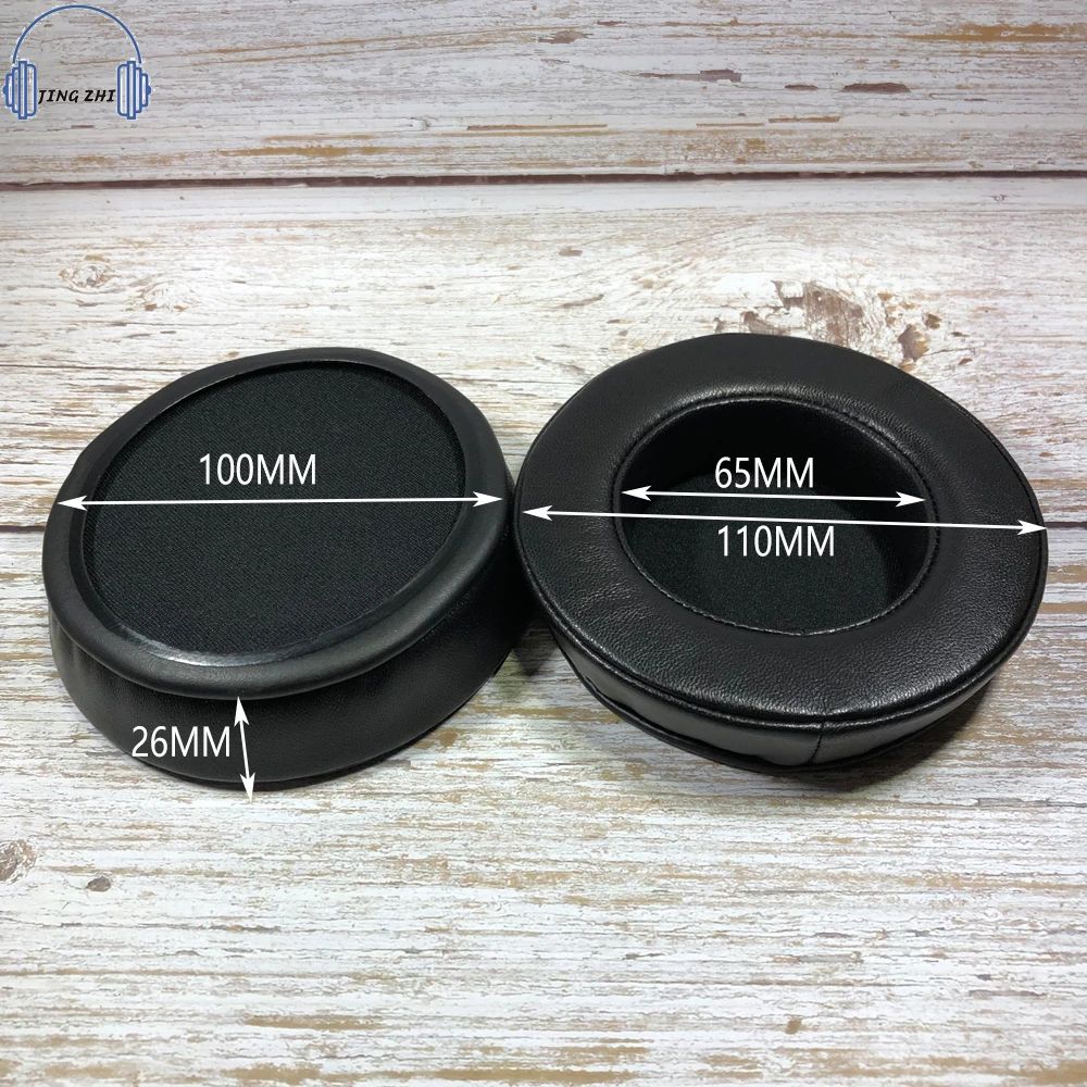 Da Cừu Tai Pad 100MM Bề Mặt Lớn Và Nhỏ Dưới Da Thật Chính Hãng Da Che Tai 100MM Vòng Da Cừu Bịt Tai