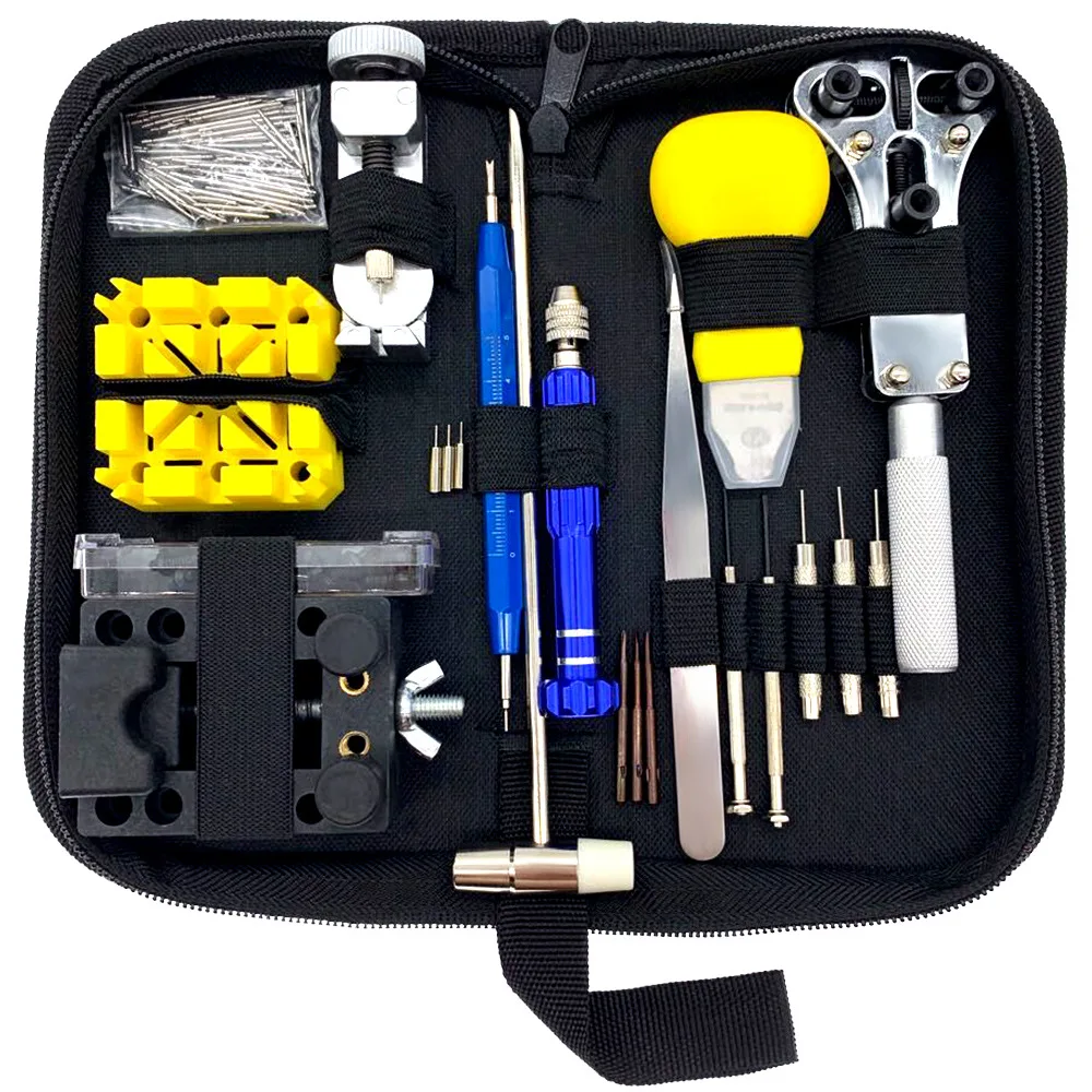 Watch Repair tool Kit Watch Link Pin Remover 148pcs/set Professional Watch Tools Clock Repair Tools Kit Bag horloge gereedschap