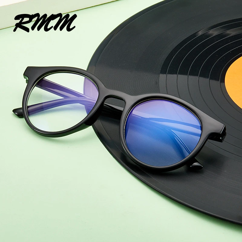 RMM brand Fashion Retro round candy color male and female couples myopia glasses frame with lens sunglasses for women men