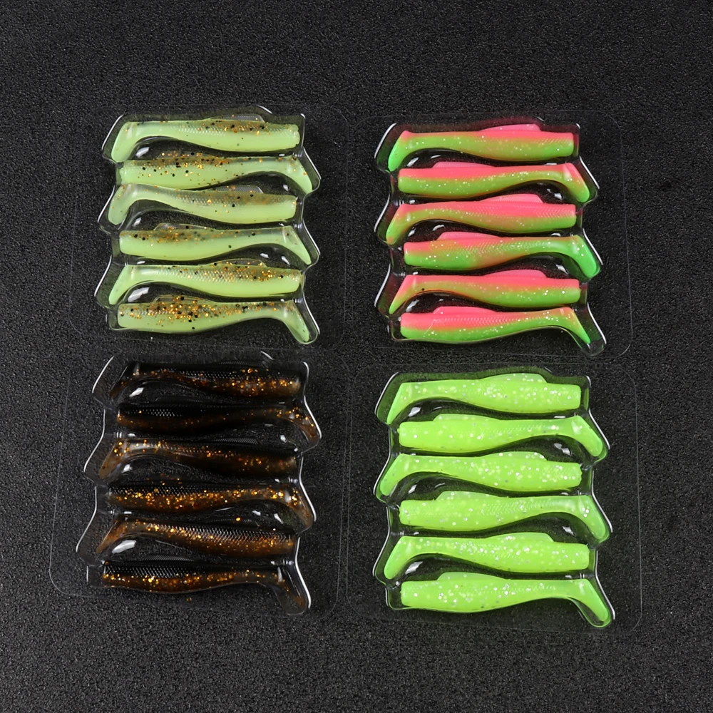 JOHNCOO Señuelo de Pesca TPR – Cebo Blando para Perca y Lubina - imagen 2