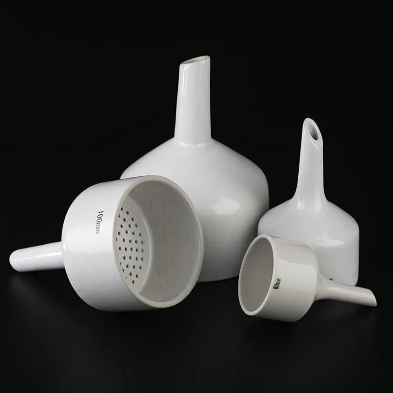 1PC 40mm to 150mm Porcelain Buchner funnel Chemistry Laboratory Filtration Filter Kit Tools Porous Funnel