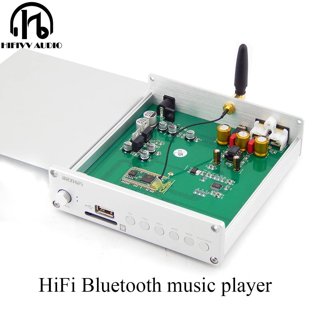 Bluetooth 5.0 Lossless DAC Player For HIFI Home Audio Amplifier Decoder System USB drive SD card Input RCA out WAV MP3 FALC