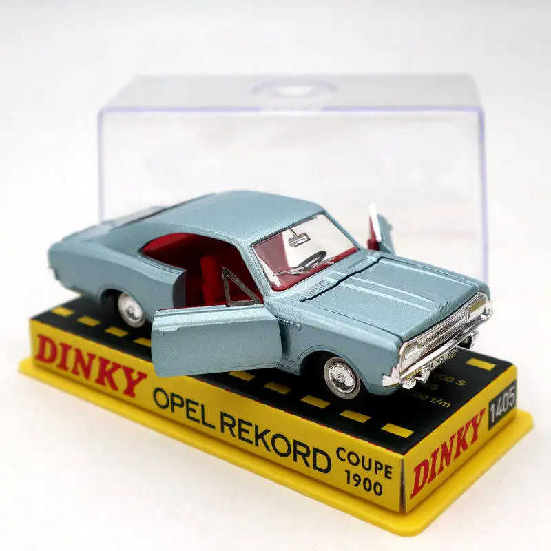 Atlas 1:43 Dinky Toys 1405 Opel Pekord Coupe 1900 Diecast Models Car Collection Auto gift