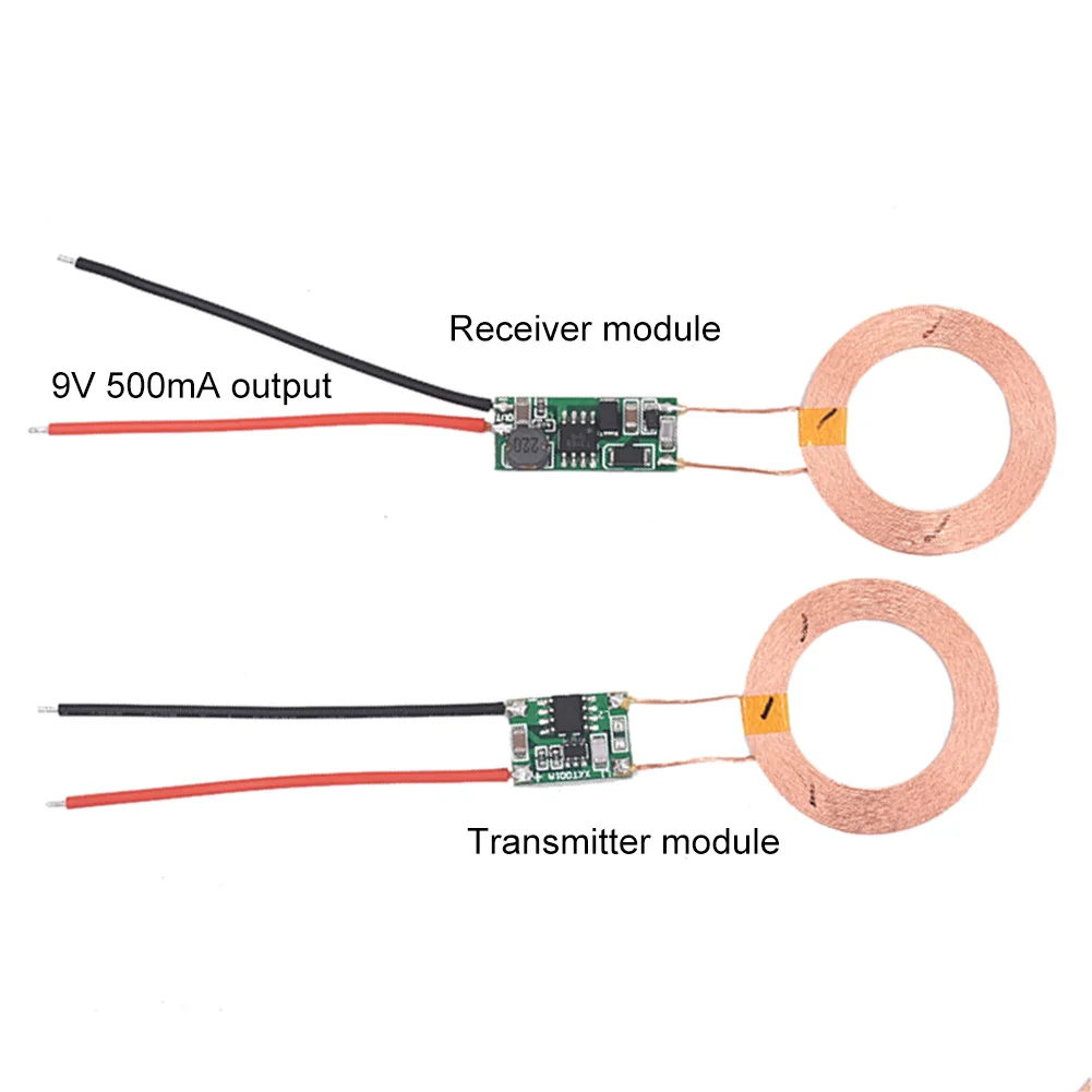 Taidacent Đầu Vào 12V Đầu Ra 9V 500mA Sạc Không Dây Module Pin Không Dây Sạc Không Tiếp Xúc Mô Đun Cung Cấp Năng Lượng