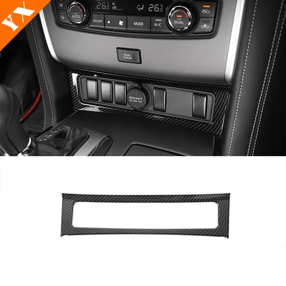 For NIssan Patrol Armada Y62 2017 2018  auto Accessories styling ABS Chrome Car Cigarette Light burner panel Cover Trim