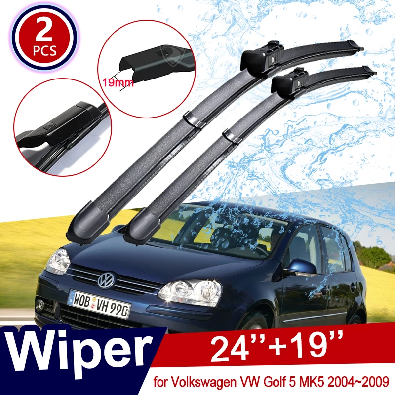 

for Volkswagen VW Golf 5 MK5 Golf V Rabbit 1K GTI 2004~2009 Car Wiper Blade Front Windscreen Windshield Wipers Car Accessories