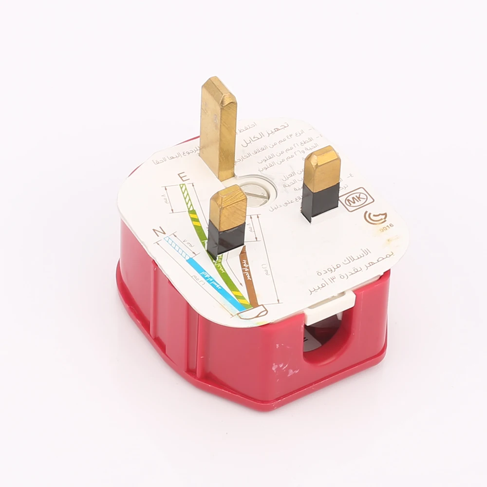 Hohe Qualität MK Krankenhaus Eigentum 13UK HiFi DIY Hallo-end AC power elektrische (M) verschmolzen 13A männlichen 3 pin UK Britischen stecker sicherung Anschluss