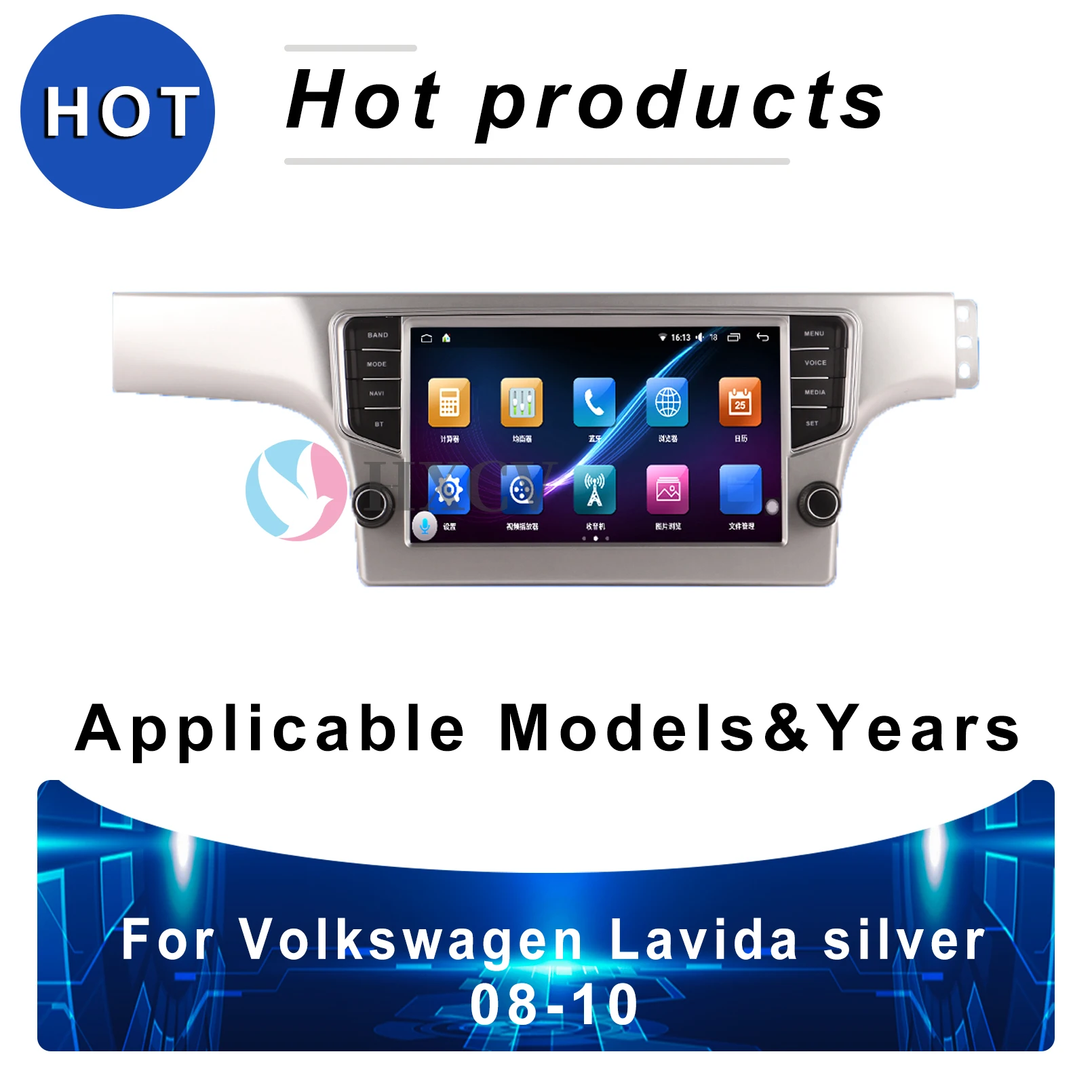 

Smart Android Car radio For Volkswagen Lavida silver 2008- 2010 gps navigator for car 4G car radio with bluetooth DAB+ Carplay