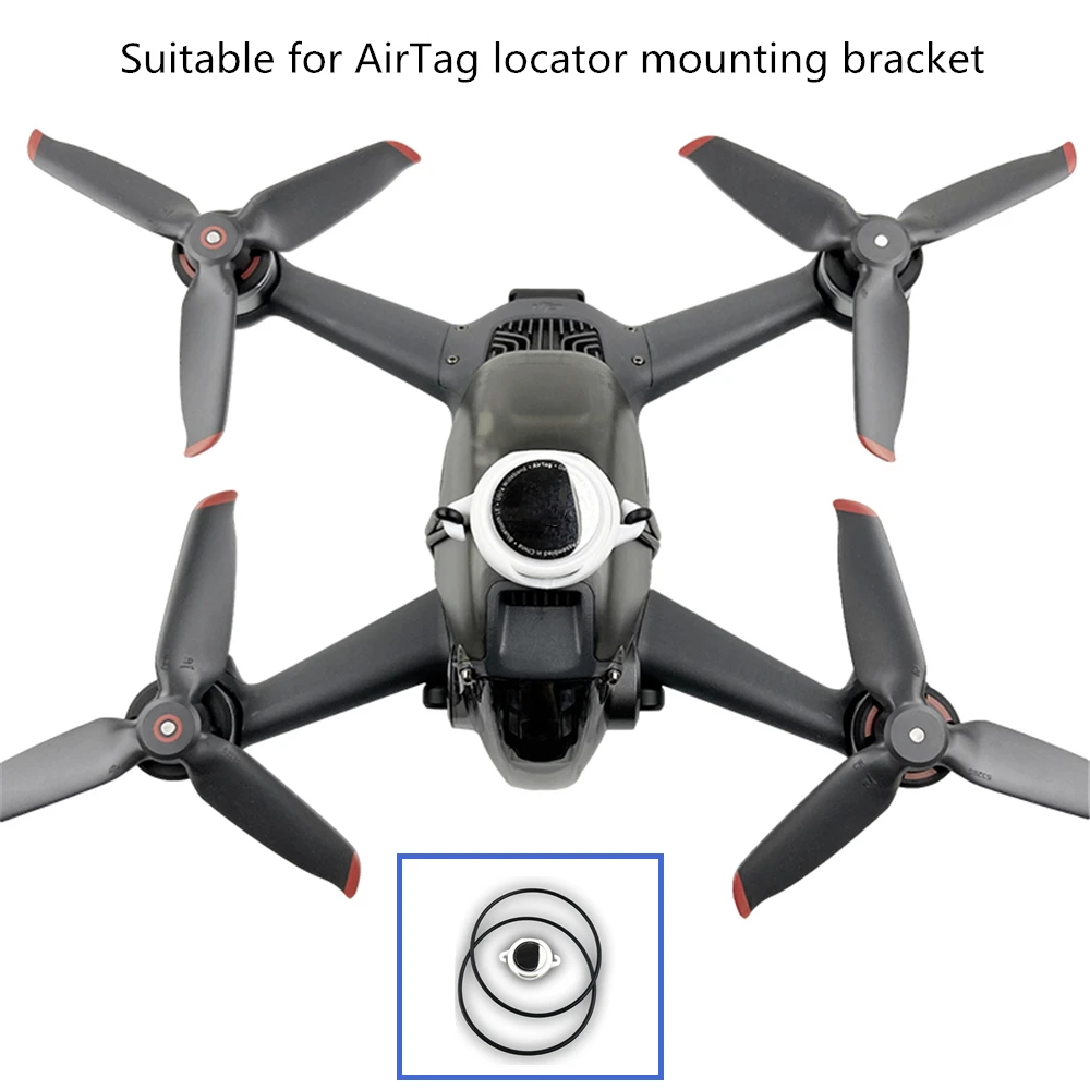 For AirTag Anti-lost Device Mounting Bracket Supports Universal Drones