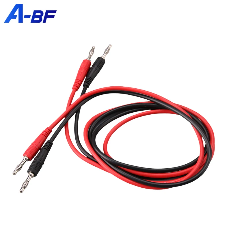 A-BF Power Test Line Double Head Banana Plug to Fish ClipTesting Cable High Voltage Test DC Power Supply Alligator Clips Test