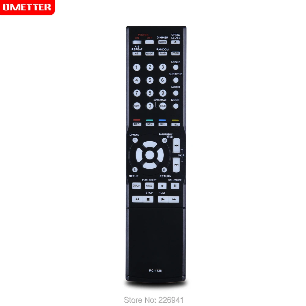 RC-1128 RC1128 Replacement Remote Control fit for Denon Blu-ray DVD Video Player DBP-1610 DBP1610 BP2010 DN-V500BD DNV500BD DBP-