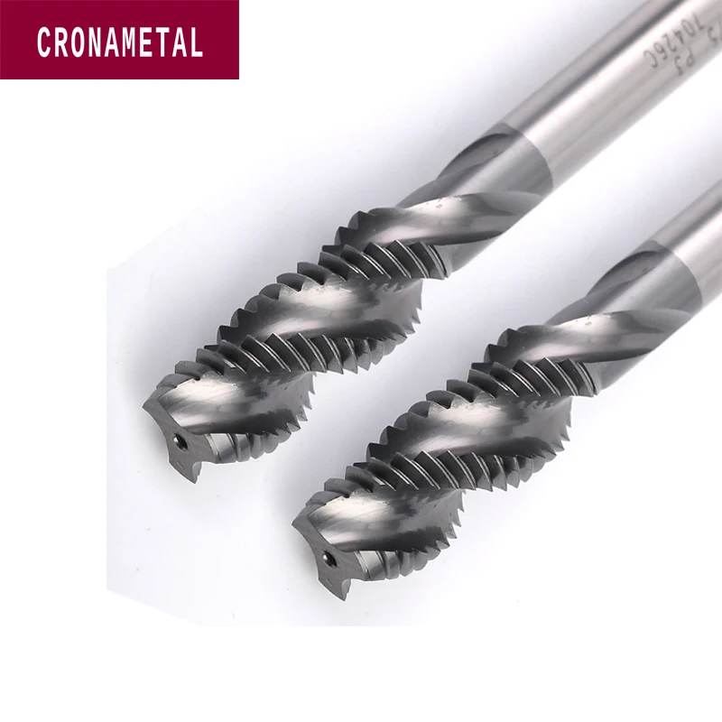 Cronametal HSSE เครื่องมือเมตริก T502พิเศษเกลียวขลุ่ยเกลียวสำหรับสแตนเลส TICN เคลือบ M3 M6 M8สกรูแตะ