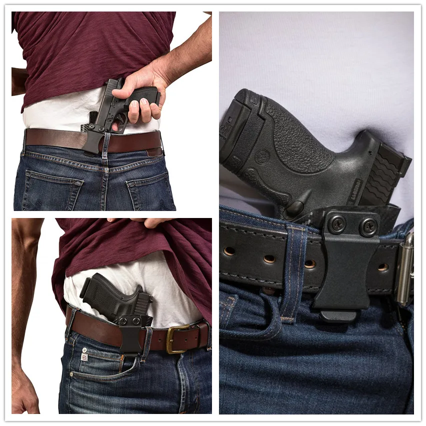 Kydex Binnen Tailleband Holster Voor Taurus TH9C Compact 9Mm Iwb Verborgen Dragen 1.5 "Belt Clip Case