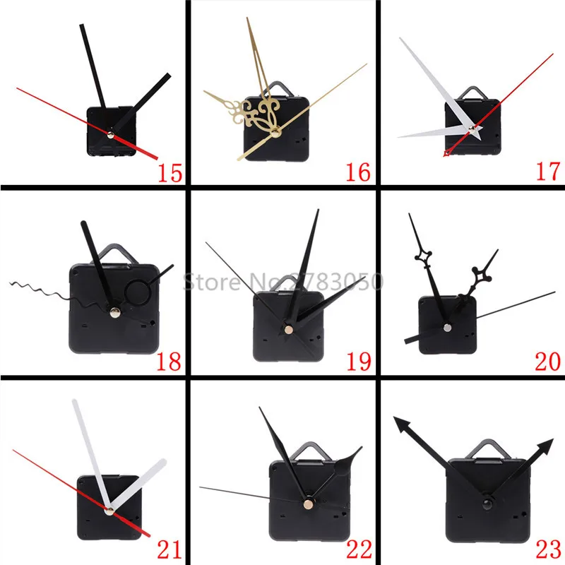 Silent Large Wall Clock Quartz Clock Movement Mechanism Hands clock Repair Tool Parts Kit Set DIY 27 Types