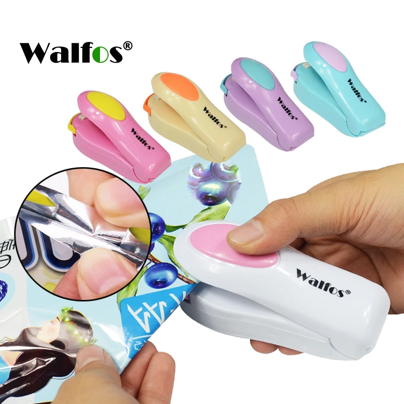 

WALFOS Vacuum Food Sealer Mini Portable Heat Machine Impulse Bag Sealer Machine Plastic Bags Sealing Tools Kitchen Accessories