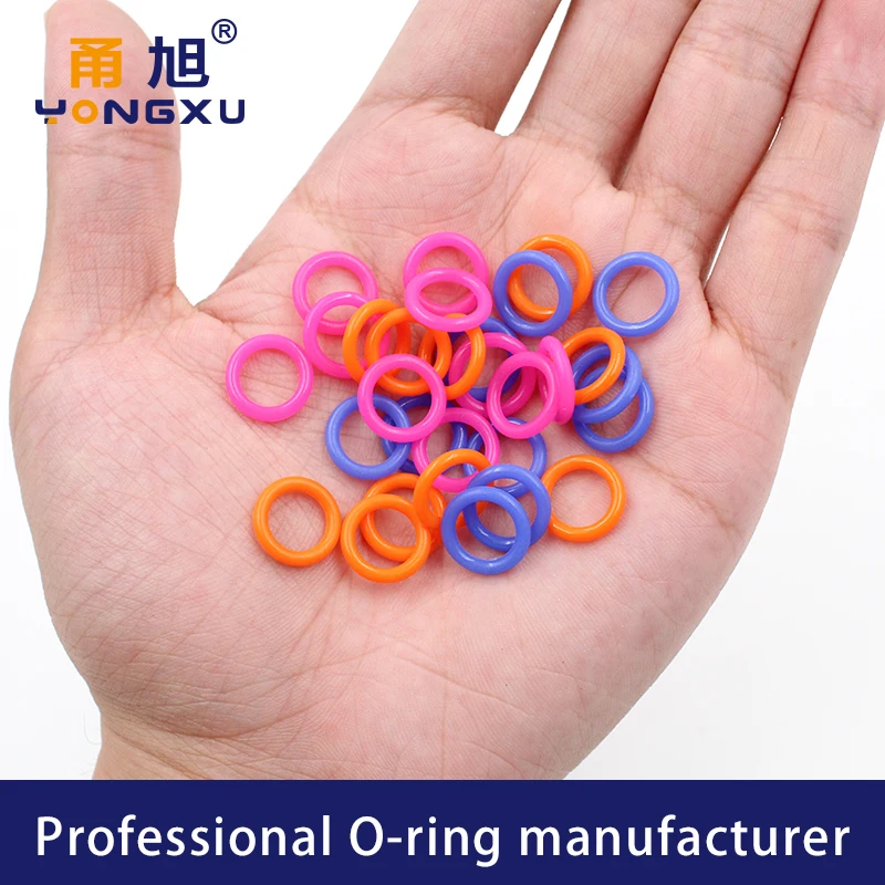 50PCS/Lot Multicolor Silicon Rubber O-Ring Silicone/VMQ Thickness CS1.9mm OD5/6/7/8/9/10*1.9mm O Ring Seal Rubber Gasket Ring