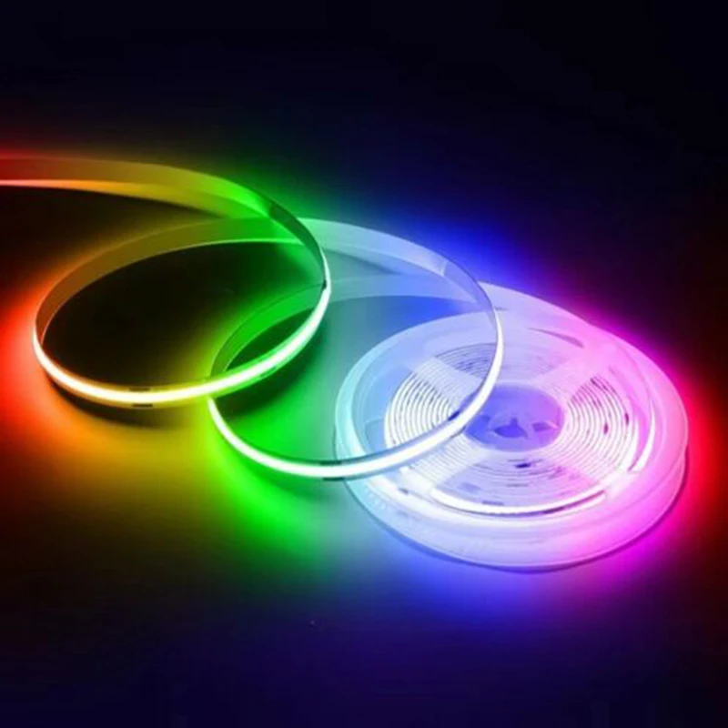 DC 5V SK6812 RGB Full Color COB Strip 332Leds/m High Density Flexible Tape Individually Addressable LED Light Same As WS2812B