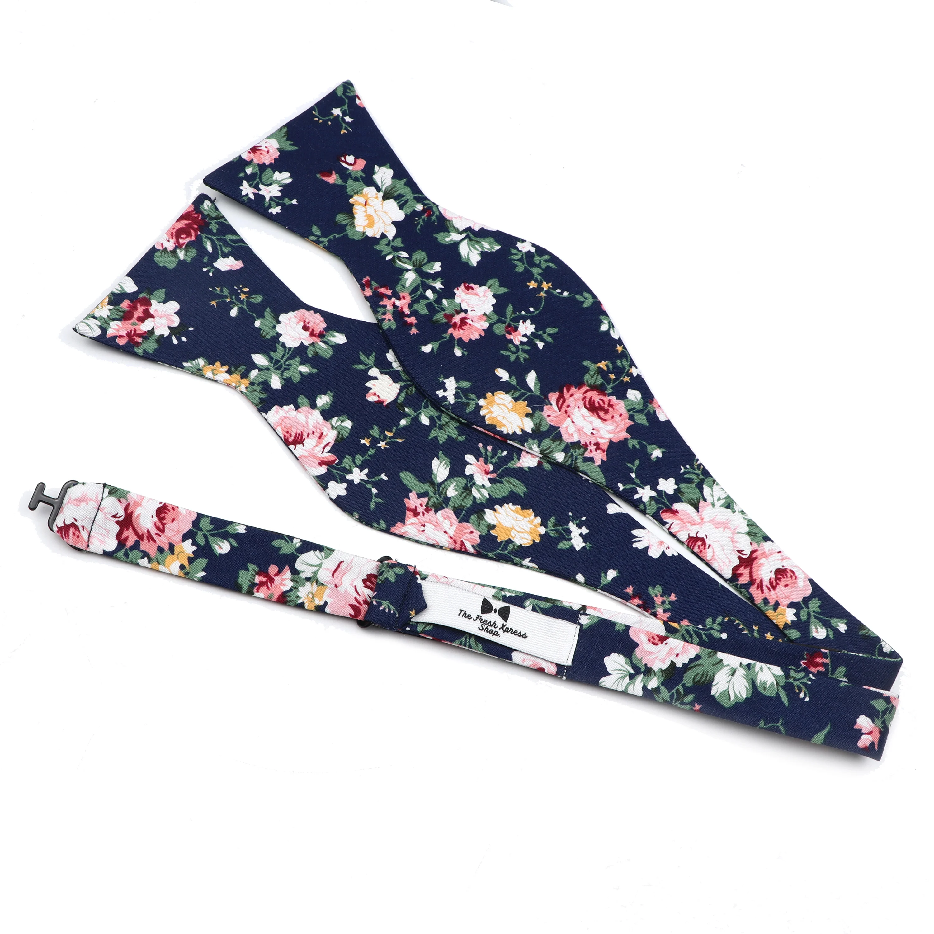 Thời Trang Nam Có Thể Điều Chỉnh Bowtie Tự Buộc Dây Thắt Nơ 100% Cotton Hoa Vintage Bướm Hoa Cho Nam Cổ Điển Tiệc Cưới Quà Tặng