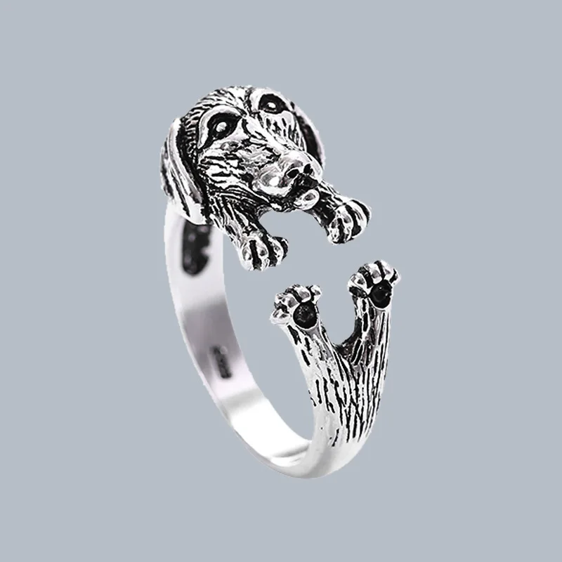 Silver Color Rings for women Female Resizable Korea Ring Handmade animal 925 Para Mujer Bijoux Femme fine Jewelry