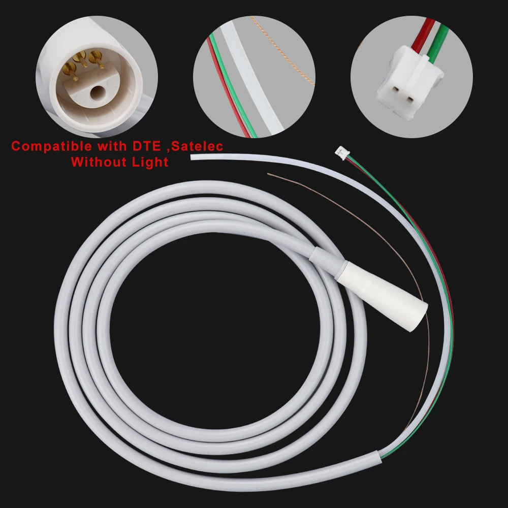 1Pc Dental Ultrasonic Scaler Cable Pipe Hose Fit DTE Satelec EMS Woodpecker Plug-in Dental Scaler Detachable Cable Tube