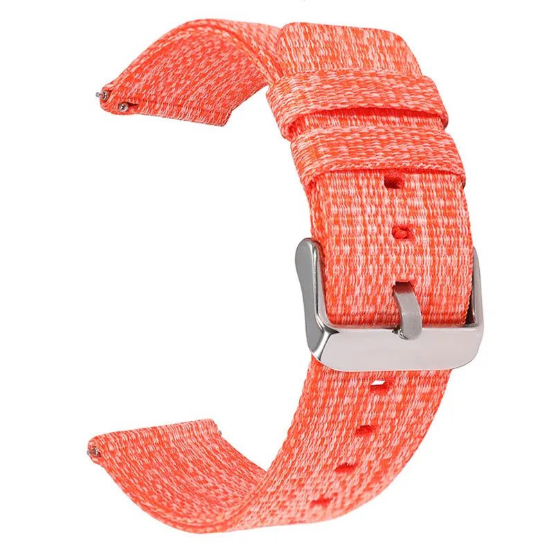 Colorful Nylon Watch Strap 18mm 20mm 22mm Replacement Watch Band Canvas Watchbands Weave Wrist Bracelet Belt