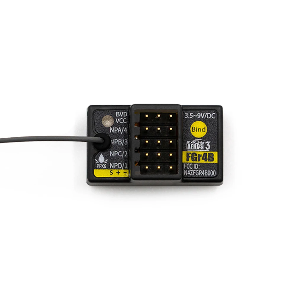 FlySky FGr4B 2.4G 4CH Empfänger PWM/PPM/i-bus/S.BUS für PL18 NB4 Lite Sender