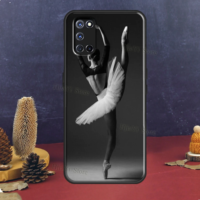 Ballet Dancer Case For OPPO A72 A52 A15 A91 A83 A3S A5S A5 A9 A53 A31 2020 F5 F7 Find X2 X3 Pro Cover