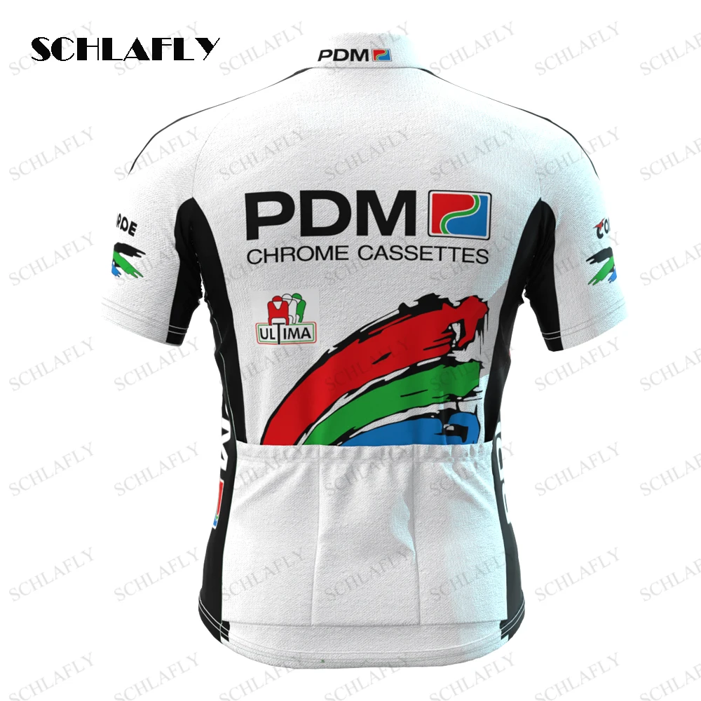 PDM 1992 Man Retro Cycling Jersey Short Sleeves CLASSIC RED Jersey maillot ciclismo schlafly Cycling cap