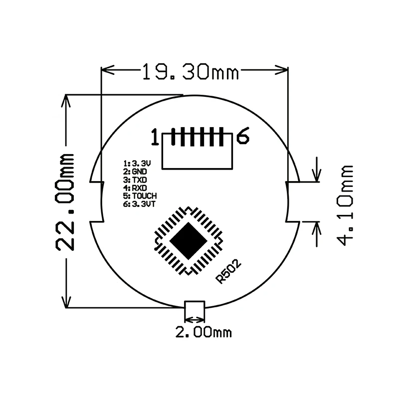 K215-V1.3+R502-A Normally Open Self-locking Relay Fingerprint Access Control Board For Motorcycle Door Lock Car