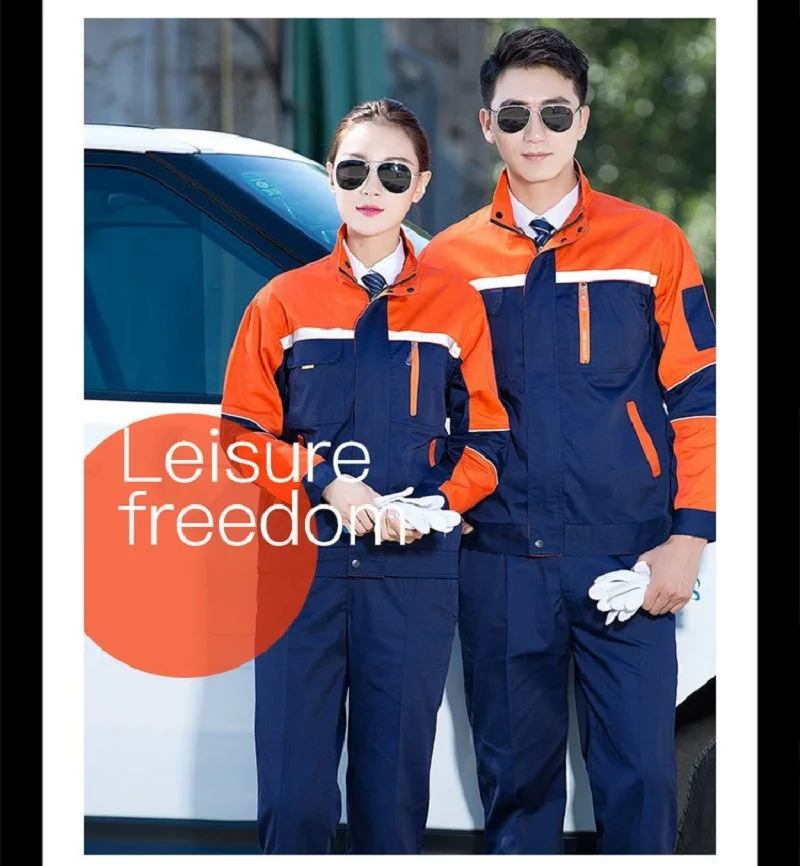 Ropa de trabajo para hombres, uniformes de trabajo de manga larga, ropa de trabajo resistente al desgaste, trajes de trabajo mecánicos para taller de fábrica, monos