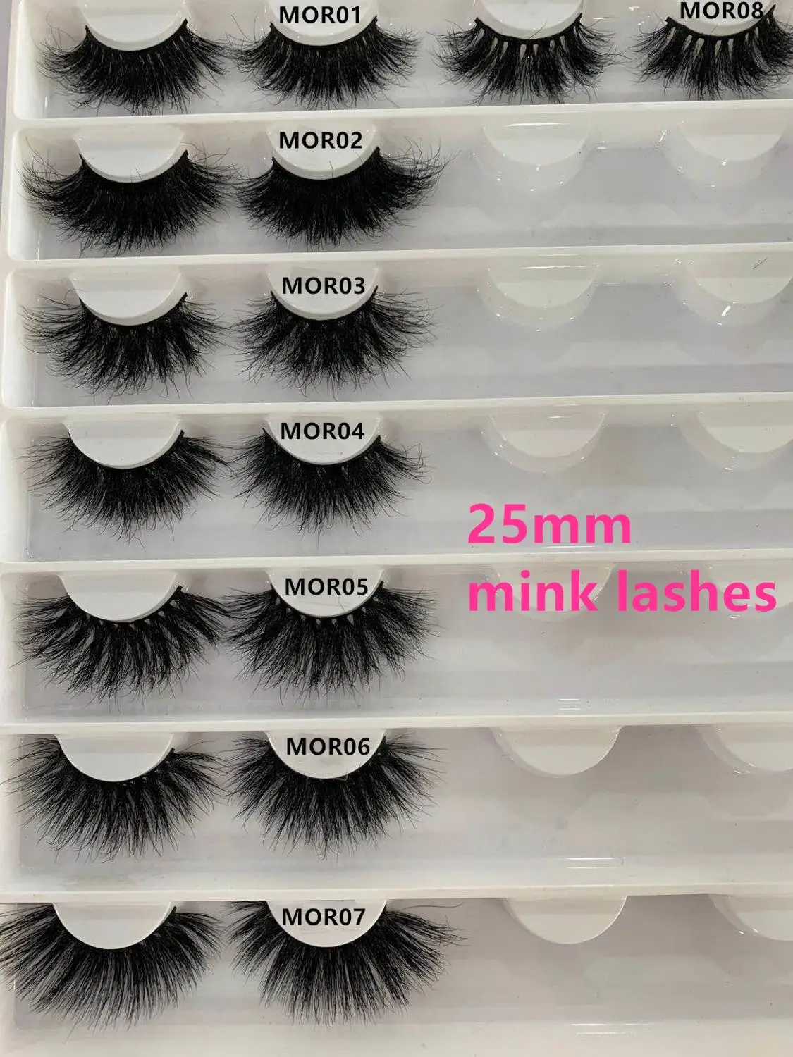 Morwalendi Super Fluffy Mink Wimpers Speciale Aanbieding Voor Nieuwkomers Krullend Mink Wimpers Volledige Wimpers Herbruikbare Cilios Wreedheid Gratis