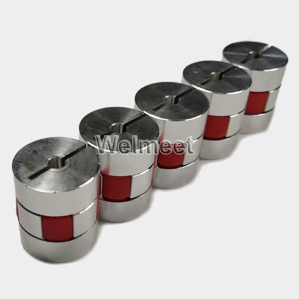 1pcs 6mm/6.35mm/8mm/10mm/12mm/14mm CNC Flexible Plum Spider Shaft Coupling Coupler Servo Motor Connector Sleeve D30L35