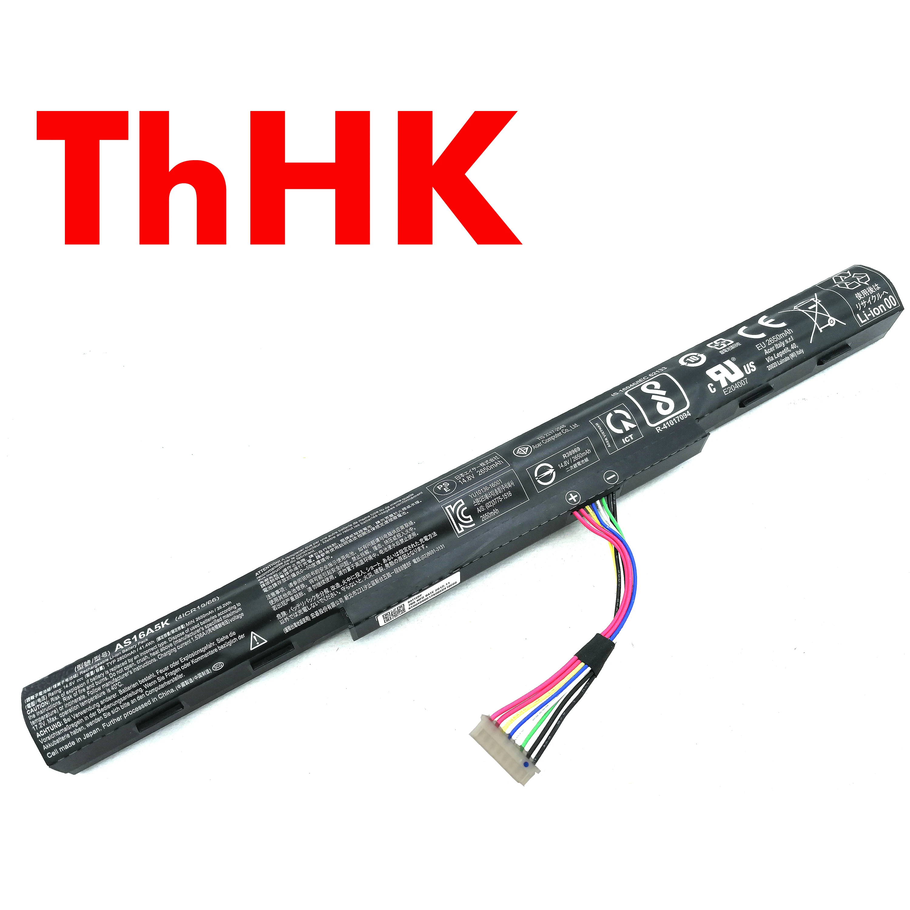 Original y genuino AS16A5K AS16A7K AS16A8K batería del ordenador portátil para Acer Aspire E15 E5-523G E5-553G E5-475 E5-575 E5-575G E5-575T E5-774 E5-475-32X8 E5-575G-3561 E5-575T-314W TravelMate P249 P259