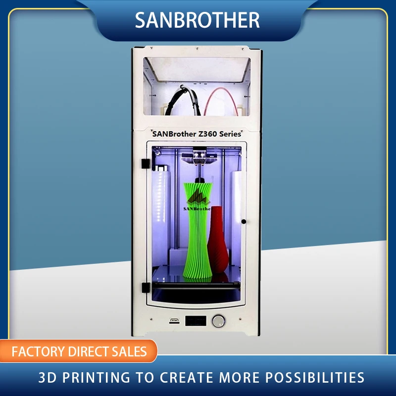 SANJIUPrinter Z360 Dual Extruder Printer With Top Cover and Door More Higher Than UM2+2+ Extended Top Quality.