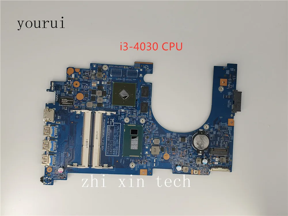 

yourui NB.MQK11.003 For Acer aspire VN7-571 Laptopmotherboars 448.02F04.0011 NBMQK11003 SR1EN i3-4030u CPU 100% test ok