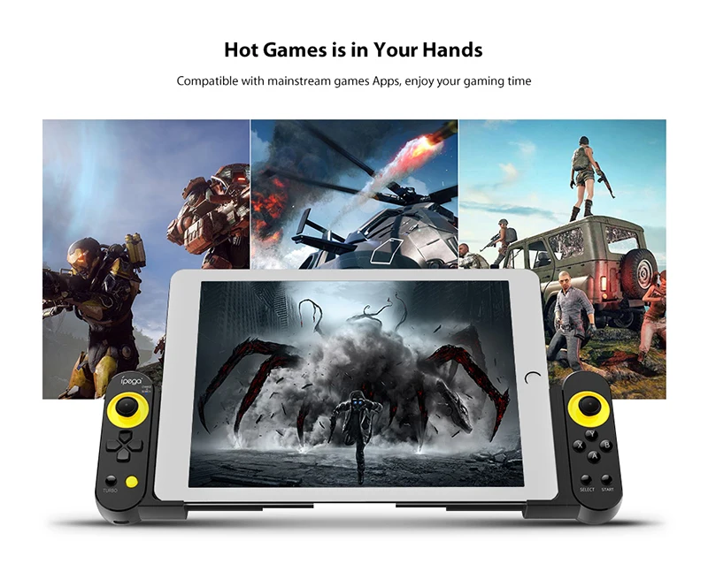 Imagem -02 - Ipega-controlador de Jogo Móvel Joystick sem Fio Gamepad Bluetooth Ios Android Smartphone Tablet pc 9167 Pg-9167 4.0