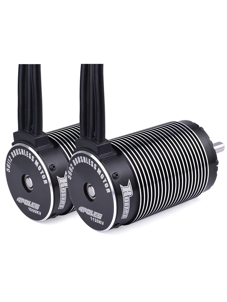 Overtref Hobby Rocket 5692 56112 4 Polen 8.0mm As Borstelloze Motor Voor 1/5 Rc Auto Monster Truck off Road On Road Buggy - afbeelding 2