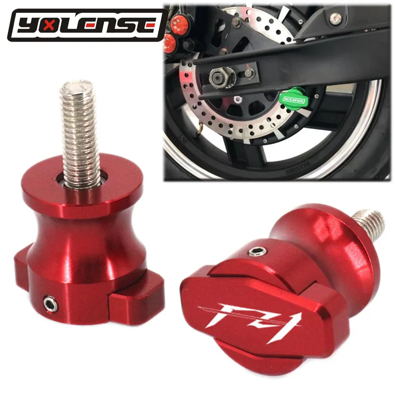 Rama motocykla CNC stojaki 6MM śruby suwaki wahacz suwak suwak M6 dla YAMAHA FZ1 FAZER FZ 1 2001-2015 2014 2013 2012 2011