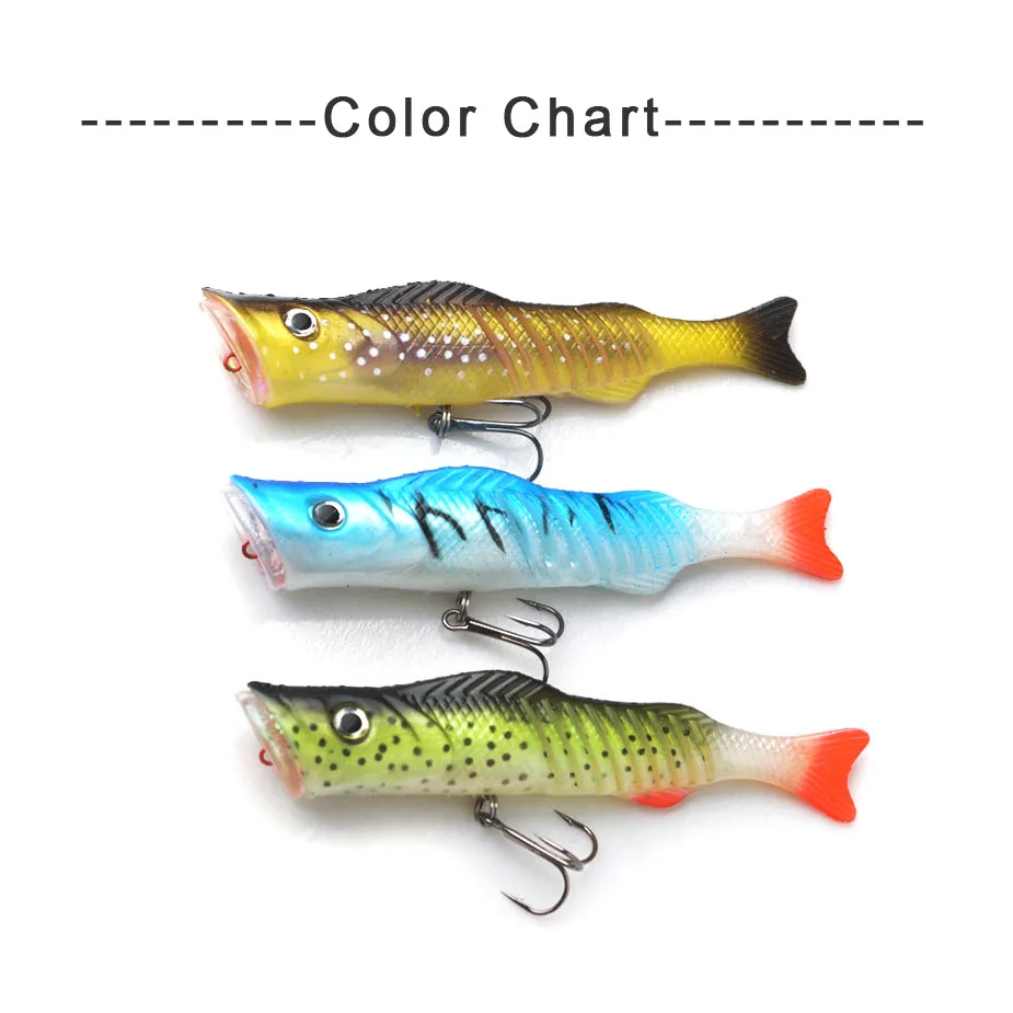 TOMA 110mm 17g Soft Plastic Fishing Lures Minnow 3D Eyes Simulation Tail Artificial Silicone Sea Fishing Lure Big Pike Soft Bait