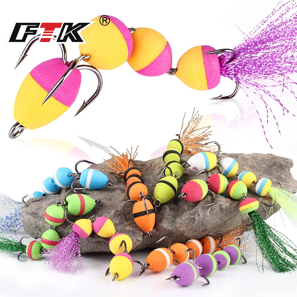 FTK Mandula Fishing Lure Soft Lure Foam Bait Swimbait 5.7g Multi Jointed Artificial Baits With Treble Hook Bass Pike Wobblers