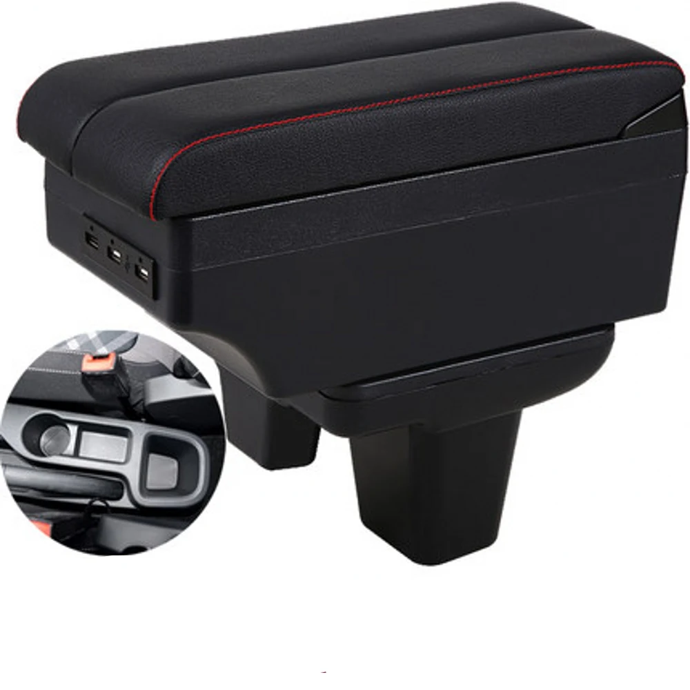 

For Morris Garages MG3 Armrest Box Retrofit Parts Center Console Special Storage Space Car Elbow Rest with USB Cup Holder