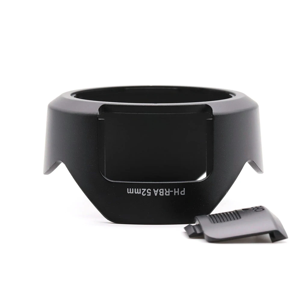 สำหรับ Pentax DA L 18-55มม.F/3.5-5.6 AL & DA 18-55มม.F/3.5-5.6 AL II,พลาสติก Bayonet Lens Hood,สำหรับ PH-RBA 52มม.