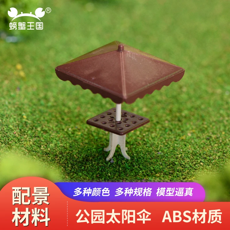2 Stuks 1:75 1:100 1:150 1:200 Tuin Parasol Park Paraplu Modelspoor Accessoires Miniatuur Landschap Plastic Ambachtelijke Ornament