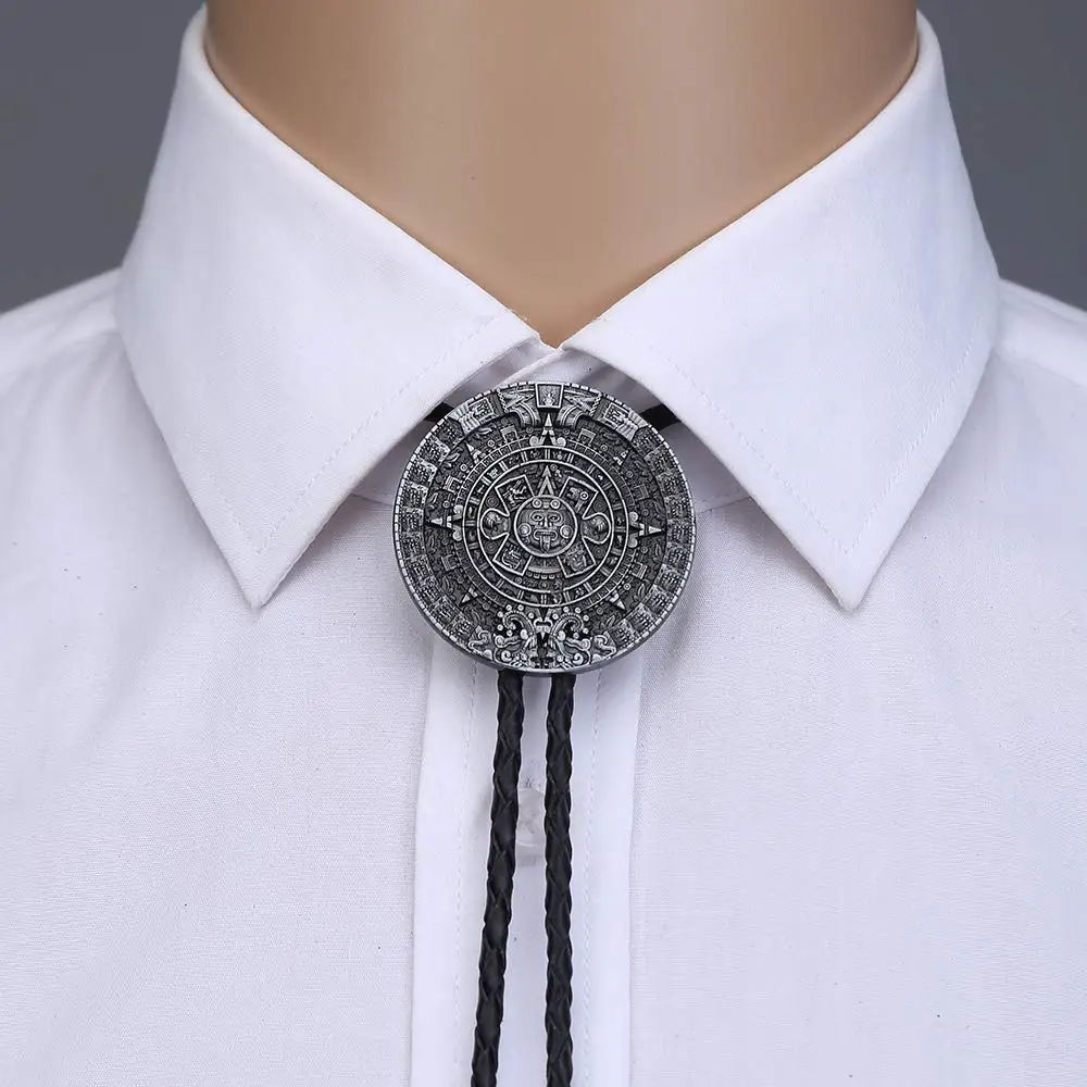 

Vintage Bolo tie for woman women Handmade Western Art Indian Alloy Necktie