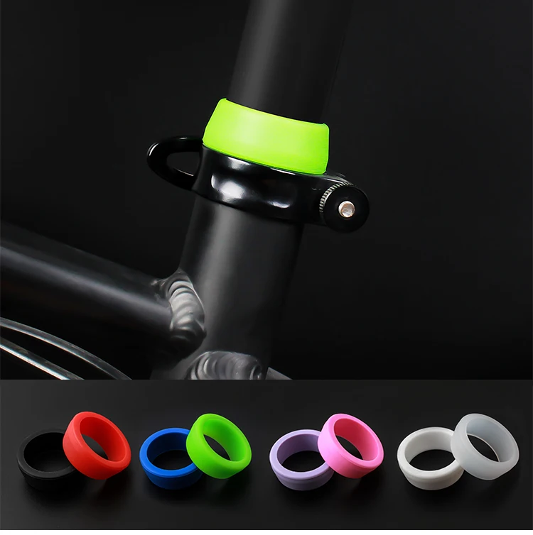 MUQZI Bicycle Seat Post Silica Gel Waterproof Dust Cover Elasticity Durable Rubber Ring MTB Road Bike Seatpost Protective Case