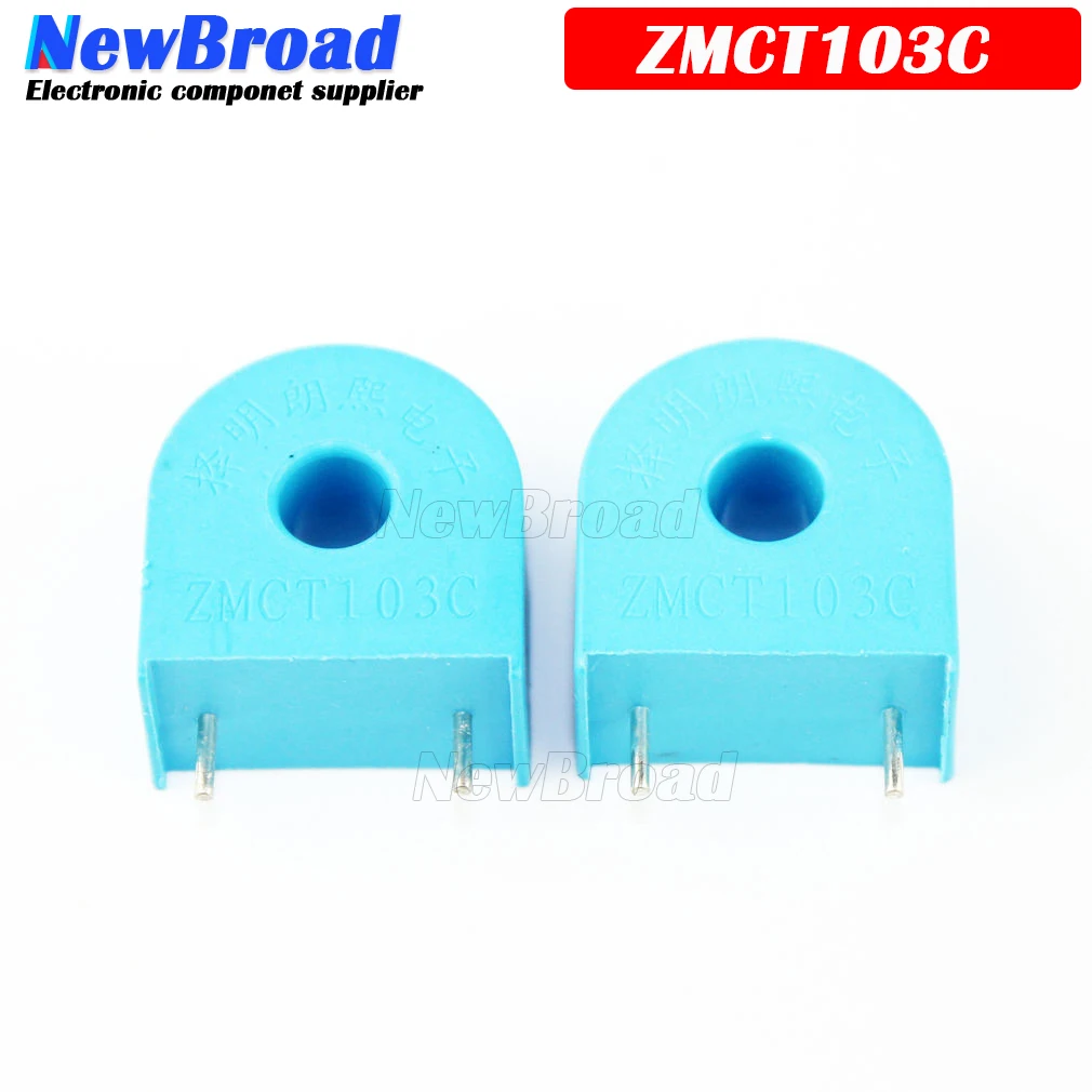 5PCS NEW Precision Current Transformer ZMCT103C 103C ZMCT103 2mA Sensor DIP2 Direct Insertion 2-Pin