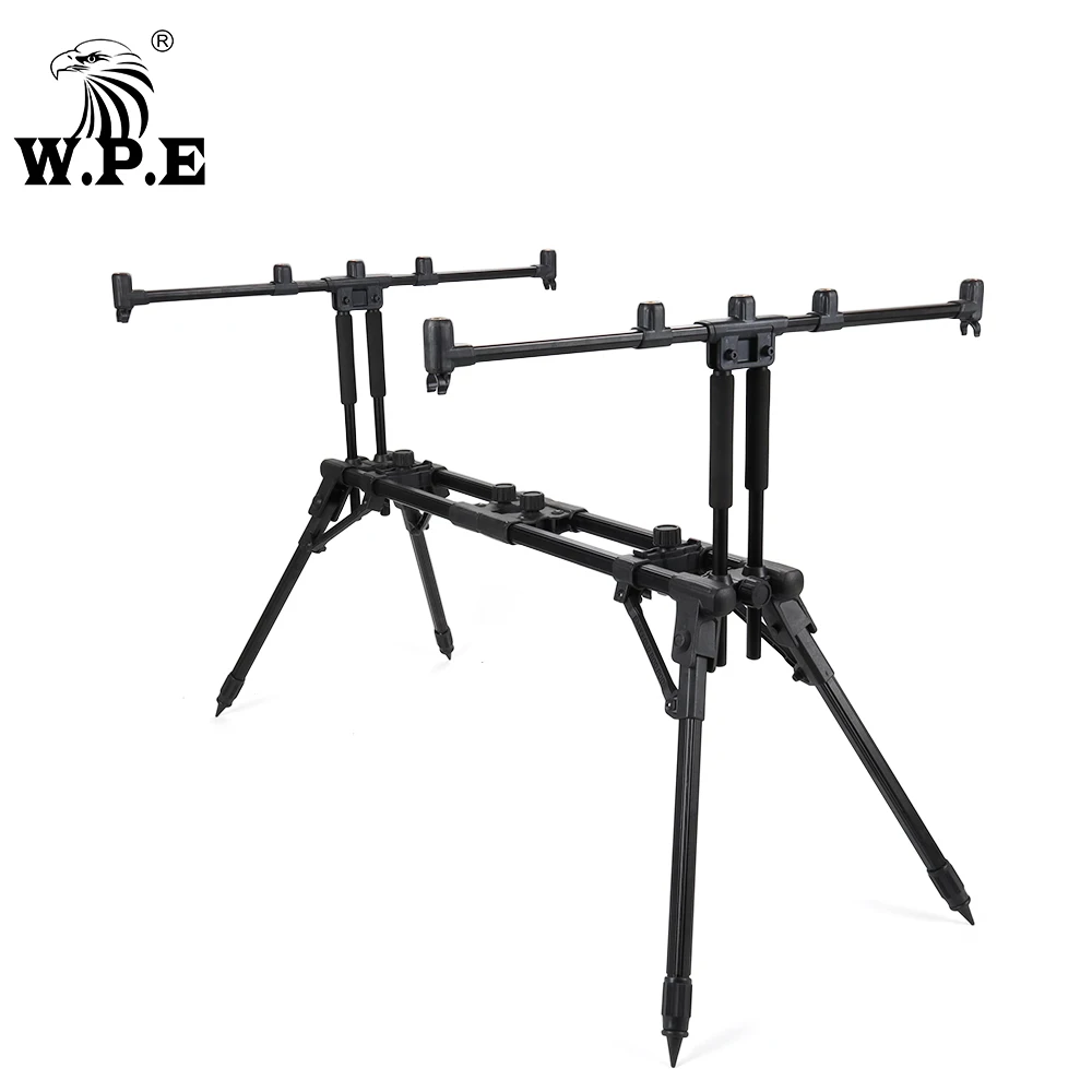 W.P.E Soporte plegable de aluminio resistente para cañas carpa