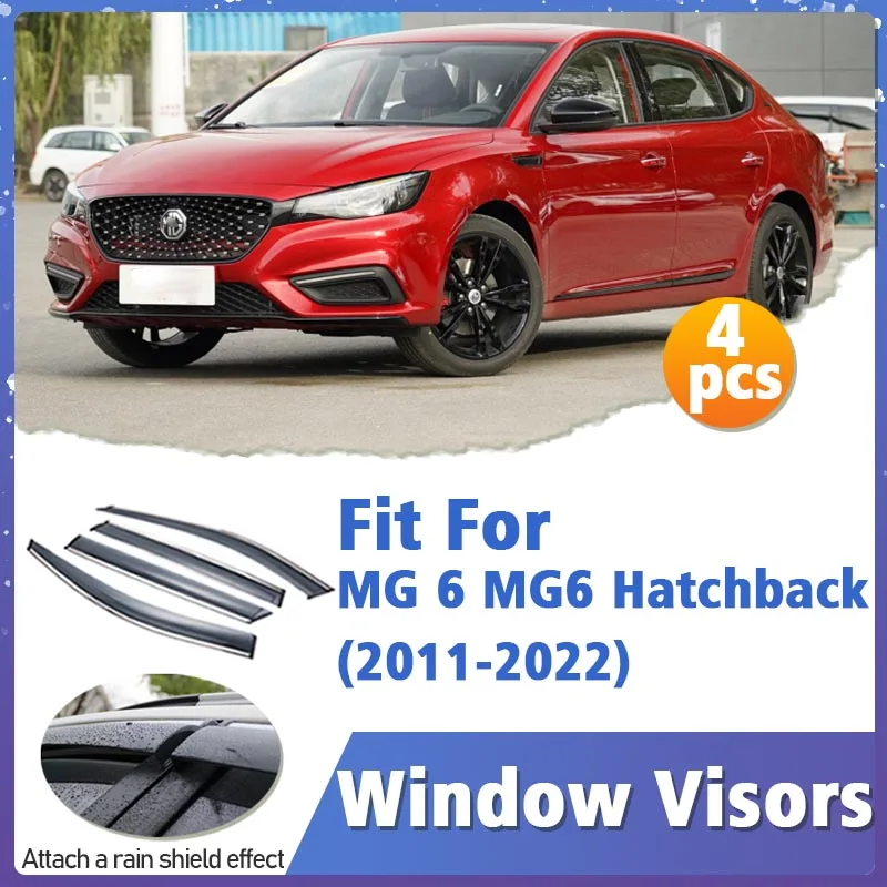 

Window Visor Guard for MG 6 MG6 Hatchback 2011-2022 Vent Cover Trim Awnings Shelters Protection Sun Rain Deflector Accessories